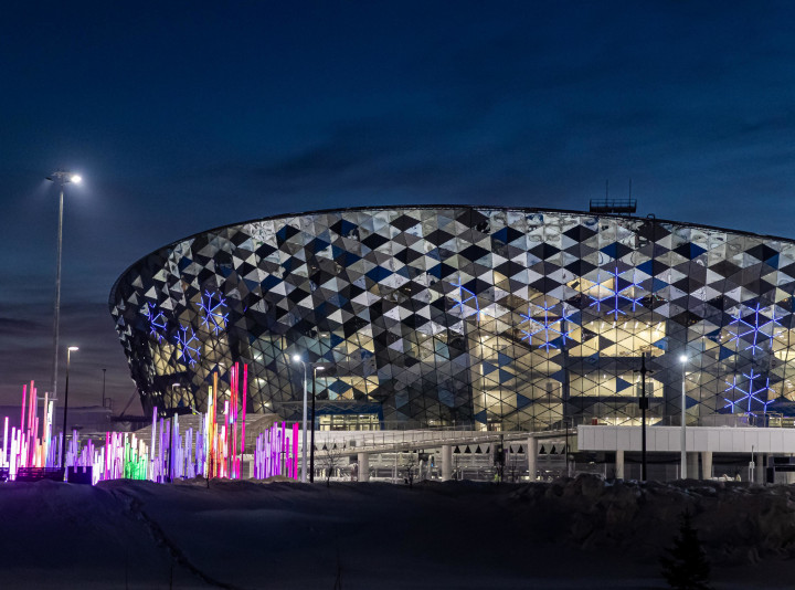 Ледовая арена «Сибирь-Арена» в Новосибирске