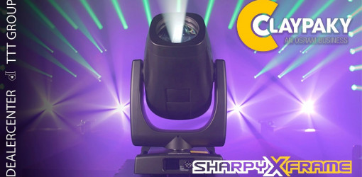 Claypaky представляет многофункциональный прибор SHARPY X FRAME
