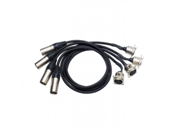 MA Lighting Adapter cable set for 2Port / 4Port Node, 4x cable DMX/XLR5 to DMX (length 0.5m)